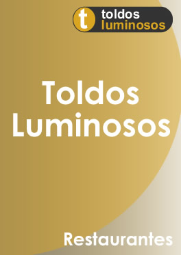 toldos luminosos para restaurantes