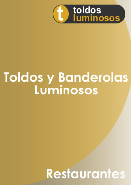 toldos luminosos para restaurantes en madrid